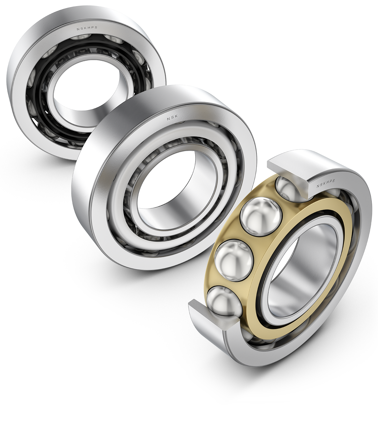 ตลับลูกปืนเม็ดกลมสัมผัสเชิงมุม Angular Contact Ball Bearing